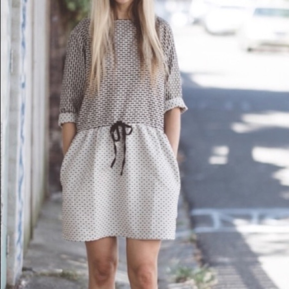 Ace & Jig Lake Dress in mini-dot